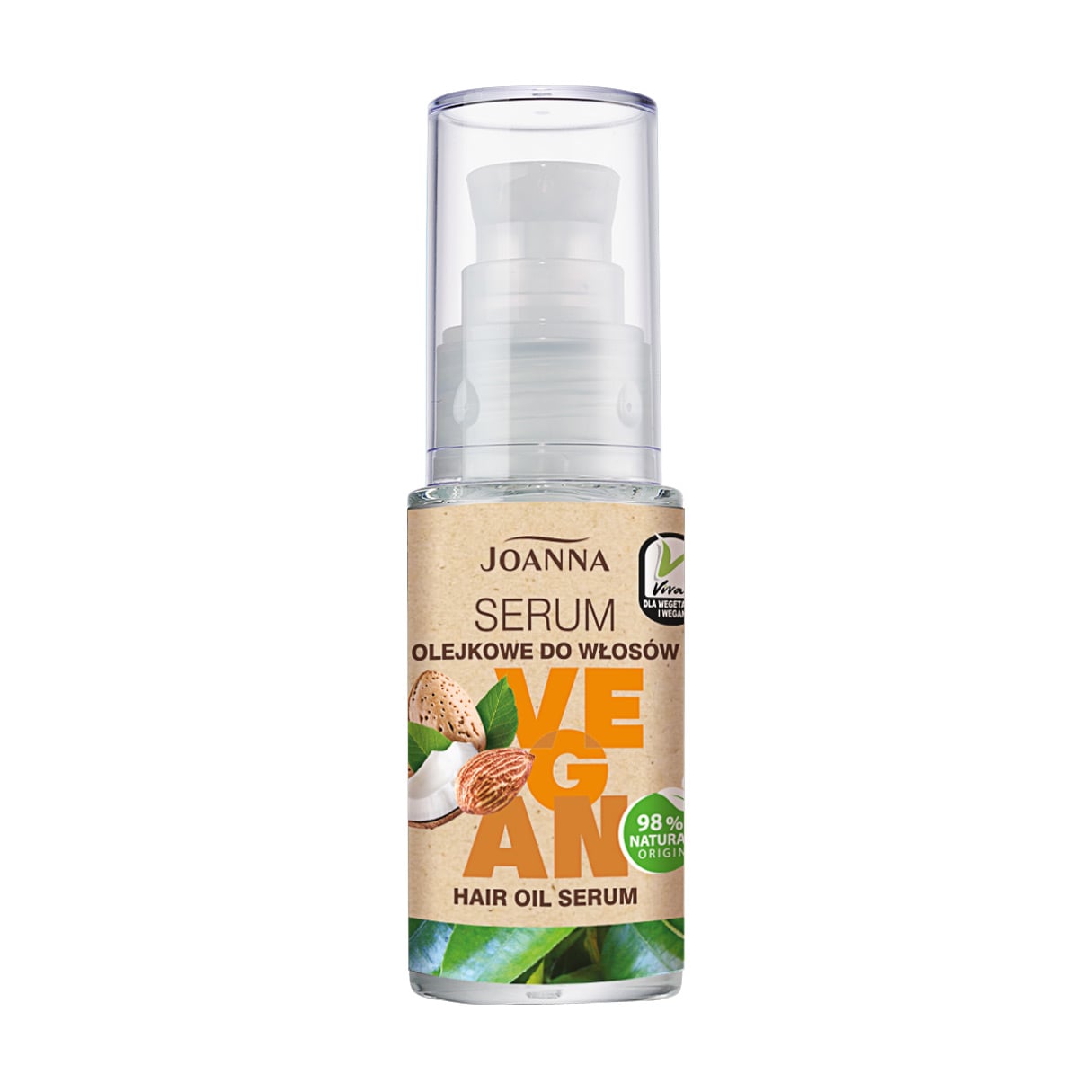 Сироватка для волосся Joanna Vegan Hair Oil Serum 4 олії, 25 мл